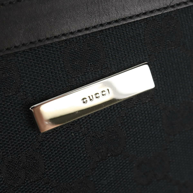 【日本直送】GUCCI GG帆布肩背包 黑色 001 4298 正品 150737V-18
