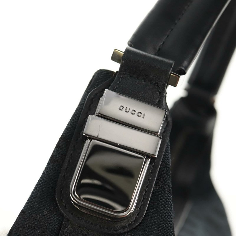 【日本直送】GUCCI GG帆布肩背包 黑色 001 4298 正品 150737V-21