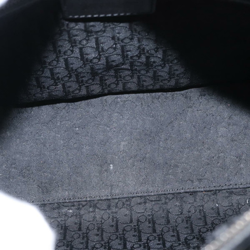 【日本直送】Christian Dior Canage 琺瑯兩用手袋 黑色 銀色 正品 BA7509-10