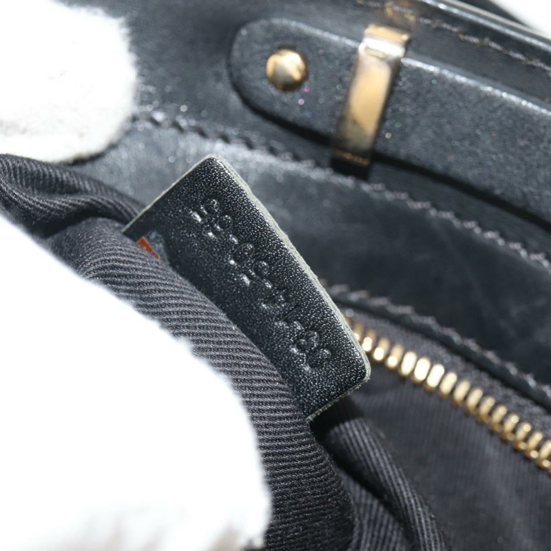 【日本直送】Chloe Alice 手提包 皮革 兩用 黑色 金色 正品 BA7550-11