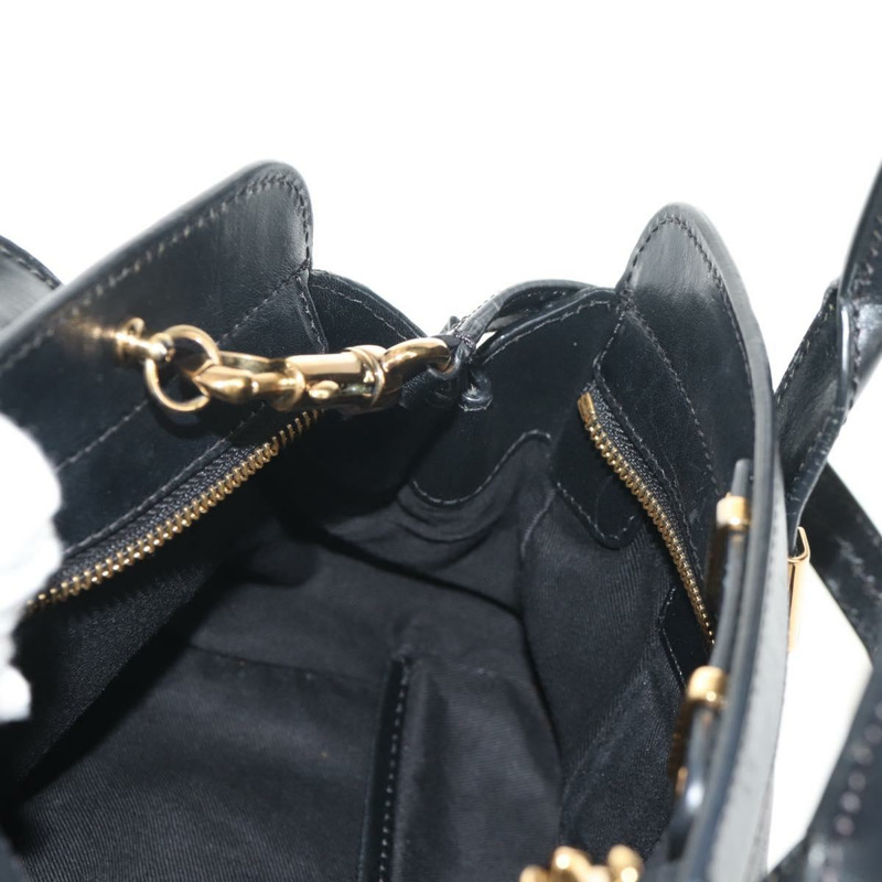 【日本直送】Chloe Alice 手提包 皮革 兩用 黑色 金色 正品 BA7550-20