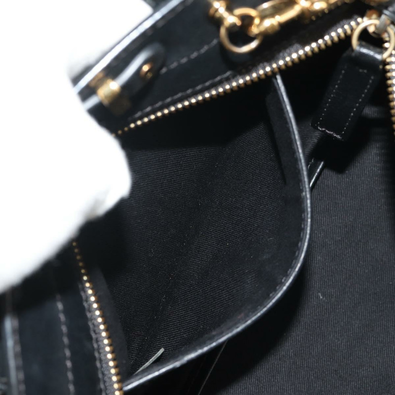 【日本直送】Chloe Alice 手提包 皮革 兩用 黑色 金色 正品 BA7550-22