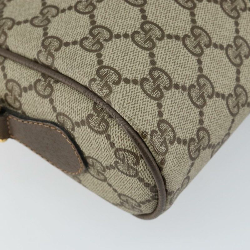 【日本直送】GUCCI GG Supreme Web Sherry Line 手提包 PVC 米色 金色 32 02 004 正品 ep11899-16