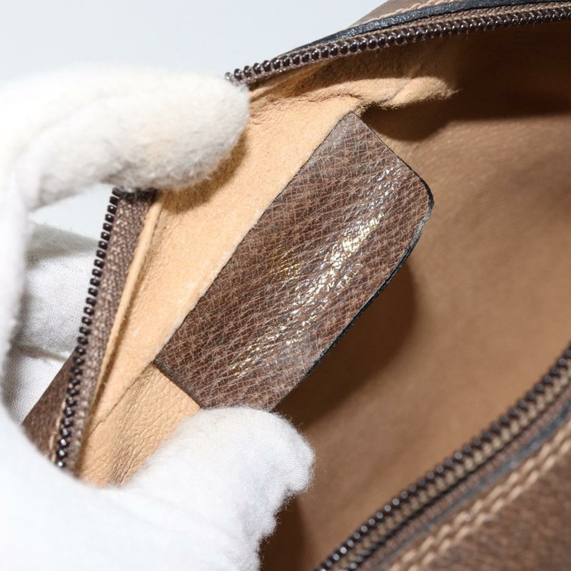 【日本直送】GUCCI GG Supreme Web Sherry Line 手提包 PVC 米色 金色 32 02 004 正品 ep11899-18