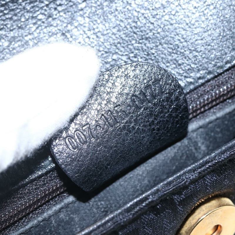 【日本直送】GUCCI帆布黑色金色肩包正品 ep11952-11