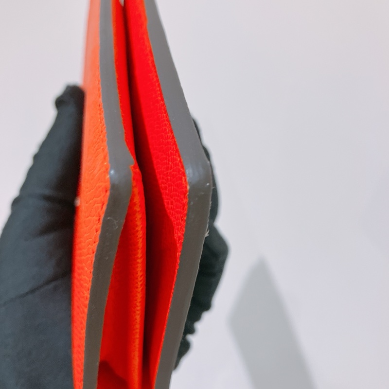 TK1878 Louis Vuitton 路易威登橙色長夾M32839 Portofoile Braza Amble Long Wallet Taiga Skin-6