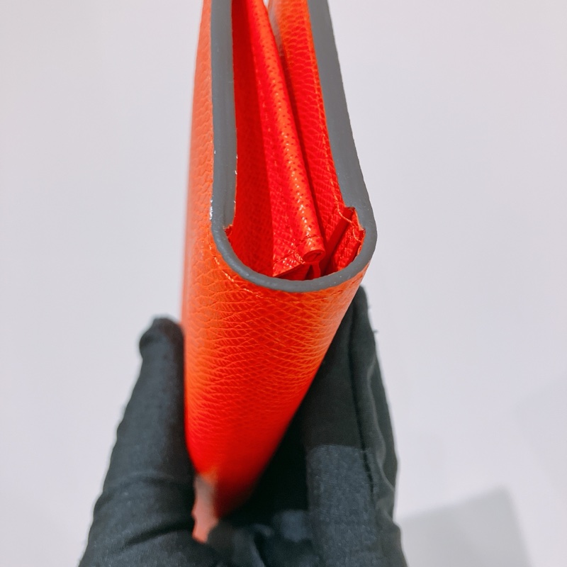 TK1878 Louis Vuitton 路易威登橙色長夾M32839 Portofoile Braza Amble Long Wallet Taiga Skin-7