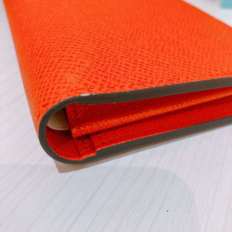 TK1878 Louis Vuitton 路易威登橙色長夾M32839 Portofoile Braza Amble Long Wallet Taiga Skin-17