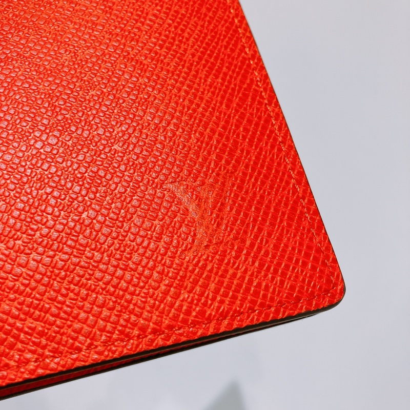 TK1878 Louis Vuitton 路易威登橙色長夾M32839 Portofoile Braza Amble Long Wallet Taiga Skin-22