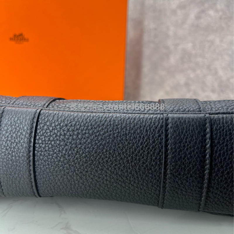 💗香緹國際精品💗 HERMES GARDEN FILE 花園托特包 帆布拼皮-7