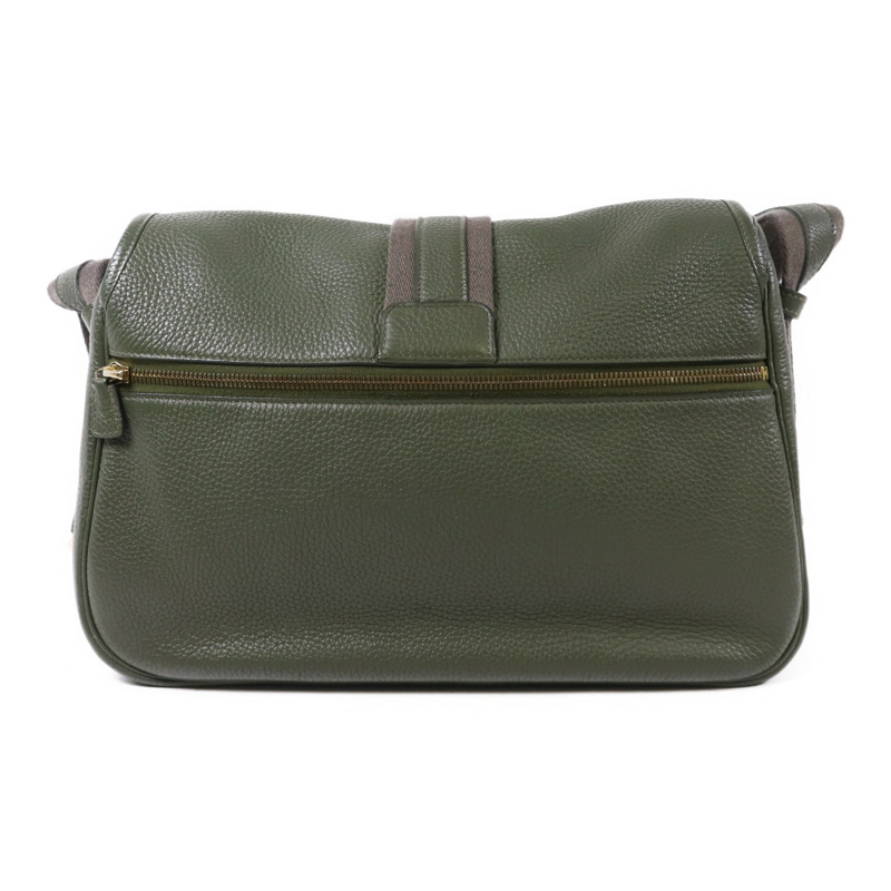 HERMES Clemence皮革Bourlingue金扣肩背袋-1