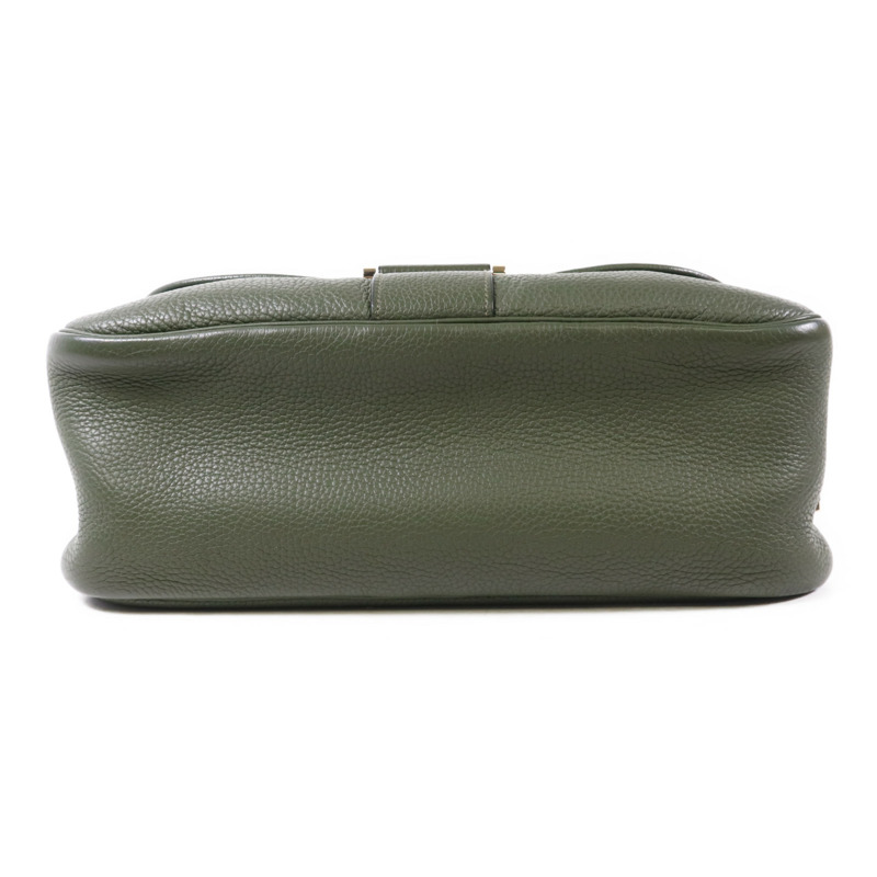 HERMES Clemence皮革Bourlingue金扣肩背袋-3