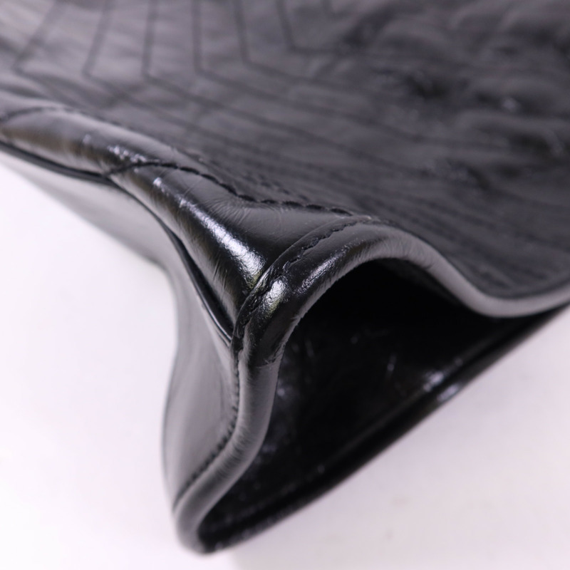 YVES SAINT LAURENT 牛皮皮革Niki Medium Tote Bag銀扣鏈帶肩背袋-14