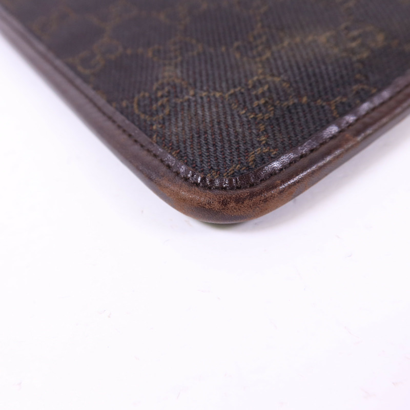 GUCCI 帆布Shoulder Bag銀扣肩背袋-12