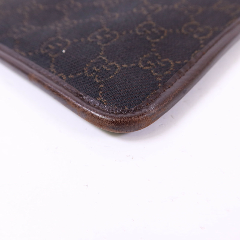 GUCCI 帆布Shoulder Bag銀扣肩背袋-13