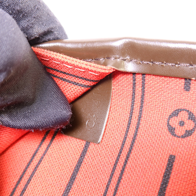 LOUIS VUITTON Damier Neverfull MM金扣手挽袋/肩背袋-7