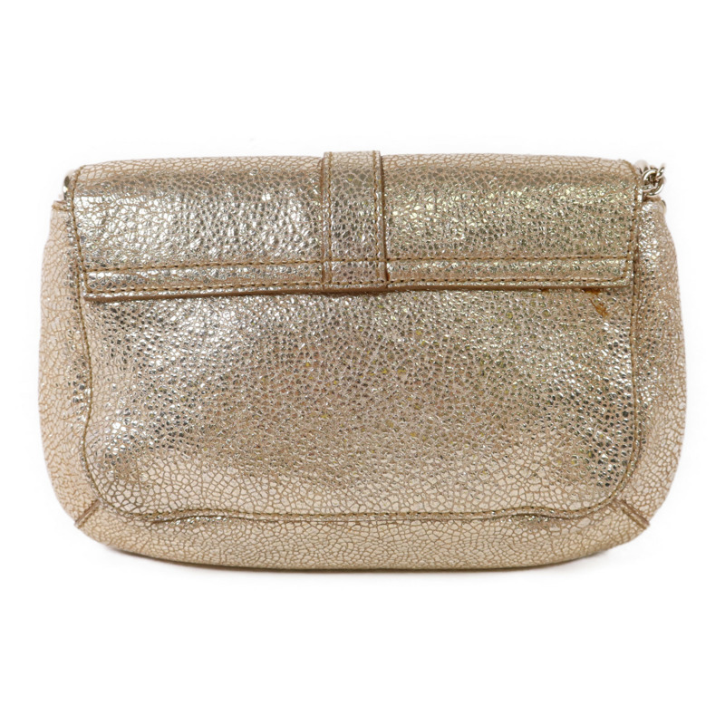 YVES SAINT LAURENT 牛皮皮革Chain Shoulder Bag金扣鏈帶肩背袋-1