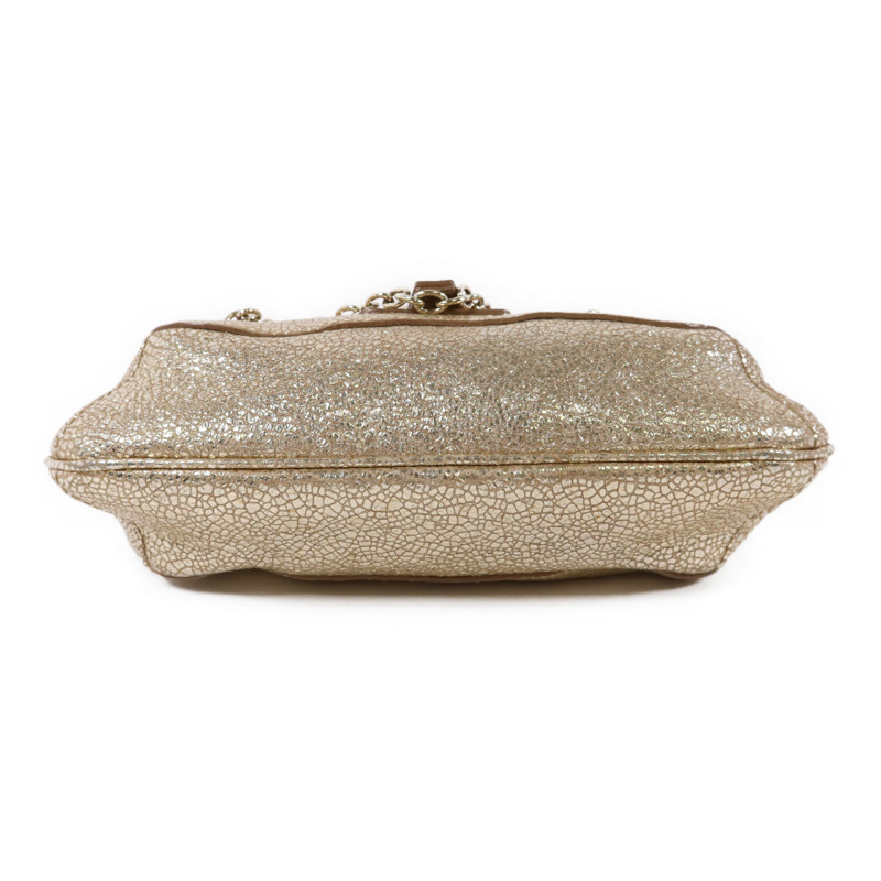 YVES SAINT LAURENT 牛皮皮革Chain Shoulder Bag金扣鏈帶肩背袋-3