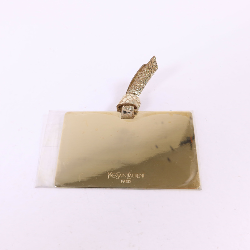 YVES SAINT LAURENT 牛皮皮革Chain Shoulder Bag金扣鏈帶肩背袋-11