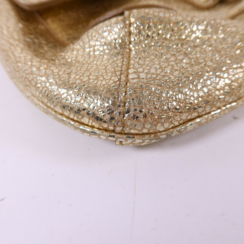 YVES SAINT LAURENT 牛皮皮革Chain Shoulder Bag金扣鏈帶肩背袋-13