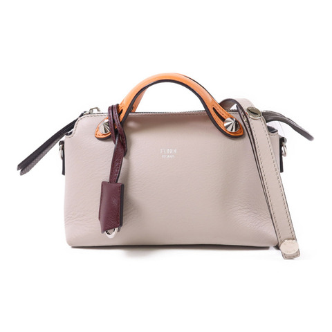 FENDI 牛皮皮革By The Way Mini銀扣手挽肩背兩用袋