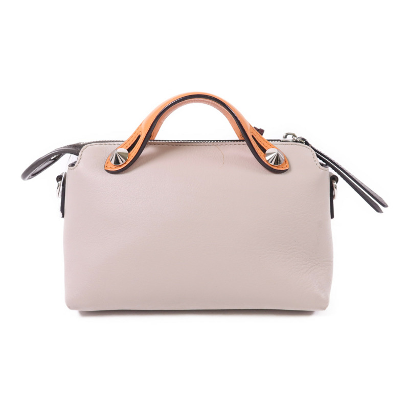 FENDI 牛皮皮革By The Way Mini銀扣手挽肩背兩用袋-1