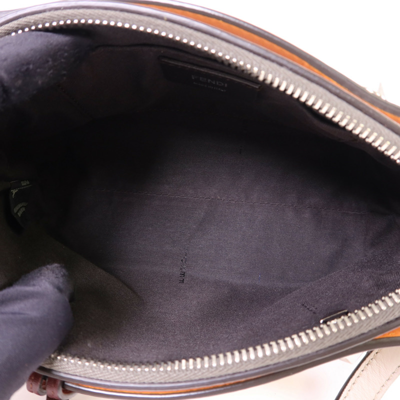 FENDI 牛皮皮革By The Way Mini銀扣手挽肩背兩用袋-5