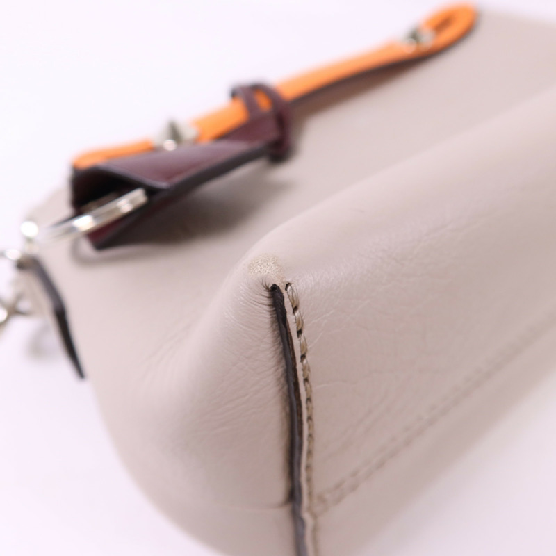 FENDI 牛皮皮革By The Way Mini銀扣手挽肩背兩用袋-13