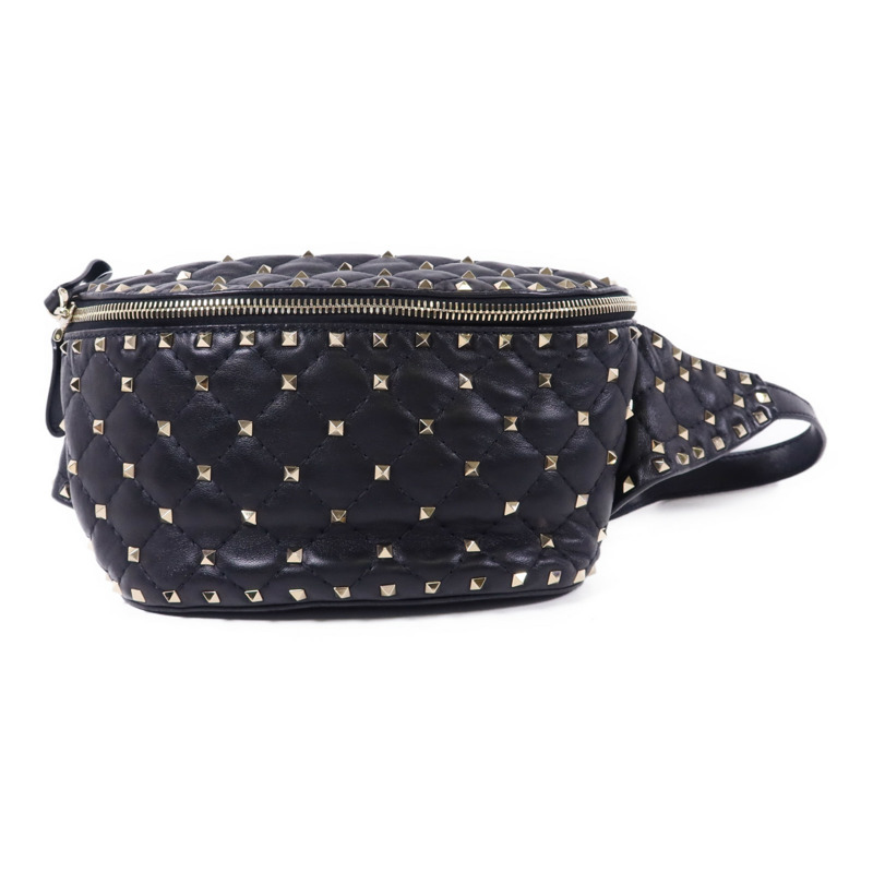 Valentino 牛皮皮革Waist Bag金扣腰包-0