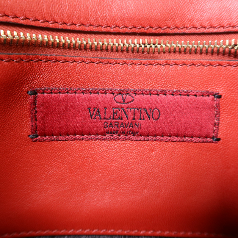 Valentino 牛皮皮革Waist Bag金扣腰包-5