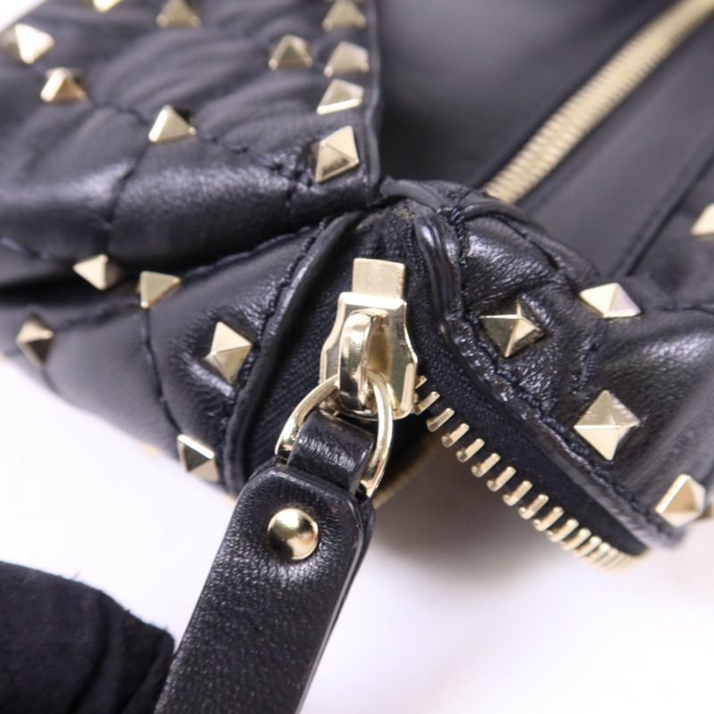 Valentino 牛皮皮革Waist Bag金扣腰包-8