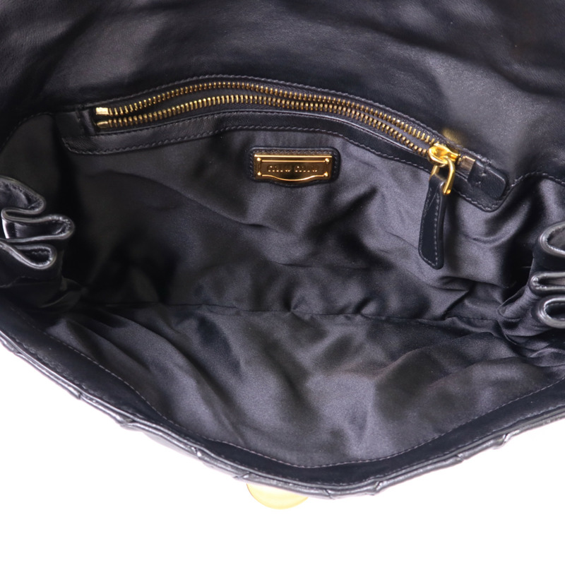 Miu Miu 牛皮皮革Clutch Bag金扣手拿包-4