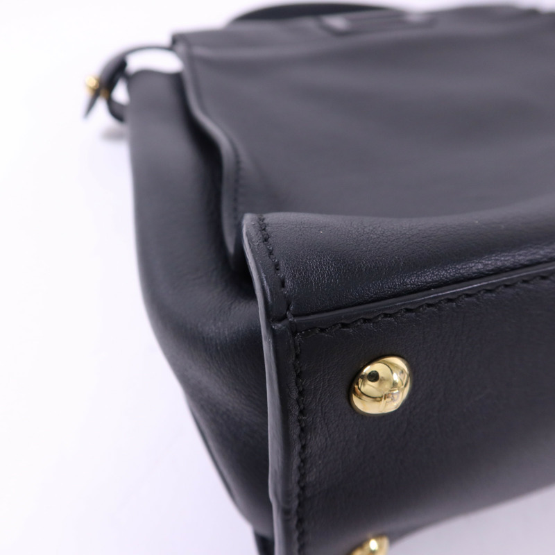 FENDI 牛皮皮革Peekaboo金扣手挽肩背兩用袋-17