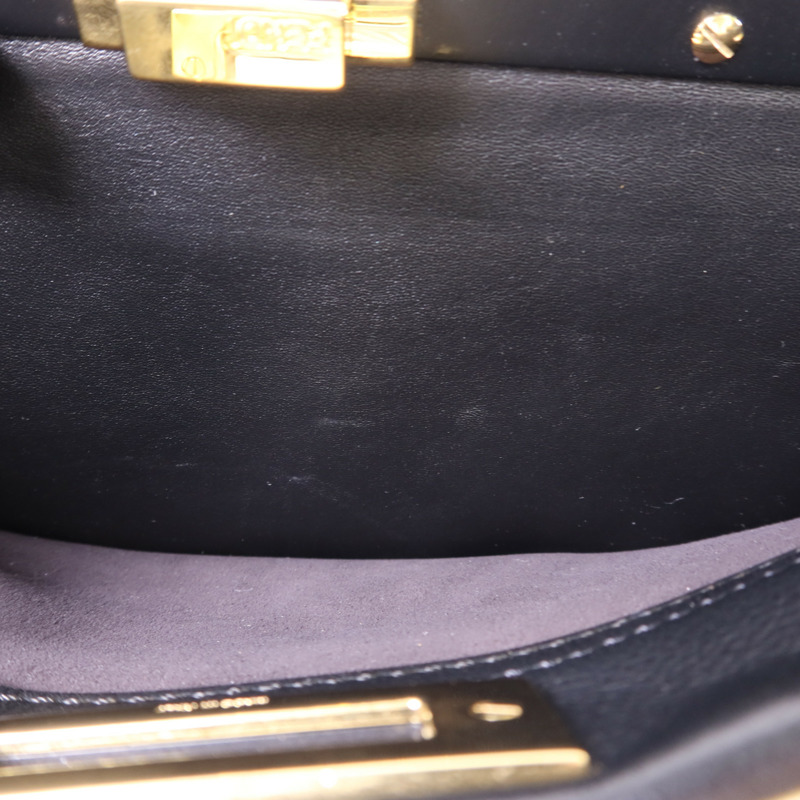 FENDI 牛皮皮革Peekaboo金扣手挽肩背兩用袋-18