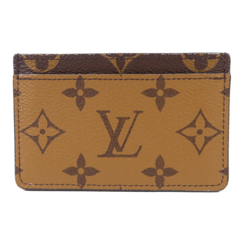 LOUIS VUITTON Monogram Reverse/Monogram Card Case卡片套