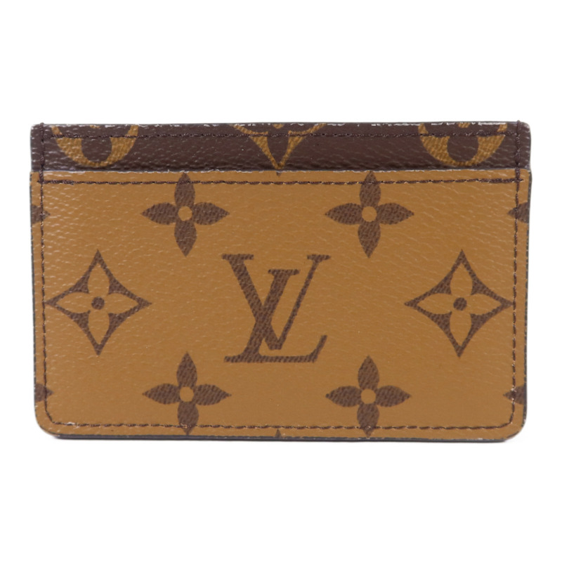 LOUIS VUITTON Monogram Reverse/Monogram Card Case卡片套-0