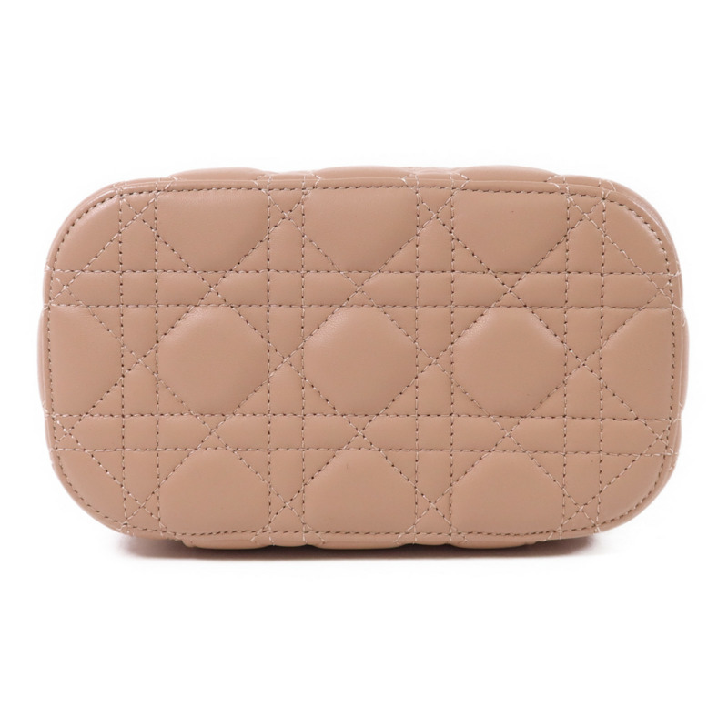 Dior 牛皮皮革Travel Vanity Case金扣手挽肩背兩用袋-3