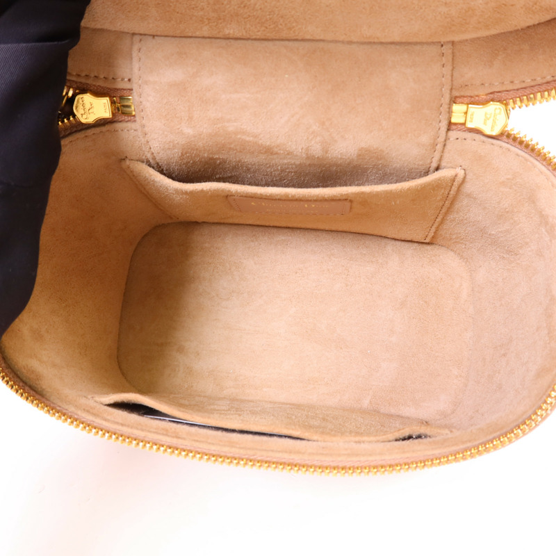 Dior 牛皮皮革Travel Vanity Case金扣手挽肩背兩用袋-5