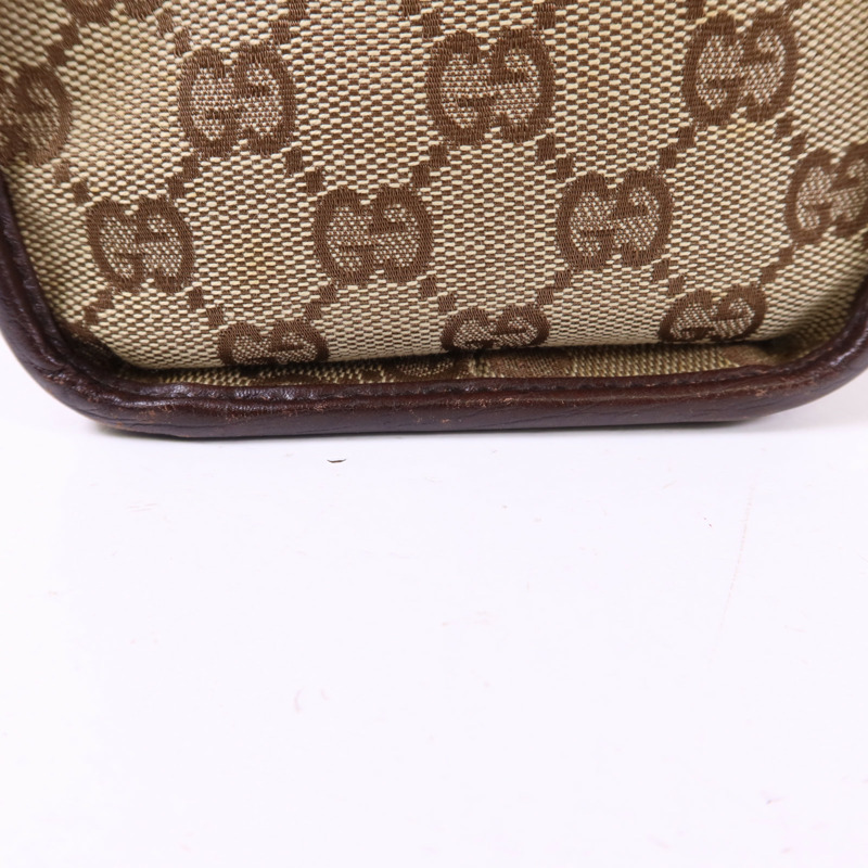 GUCCI 帆布Jackie銀扣肩背袋-18