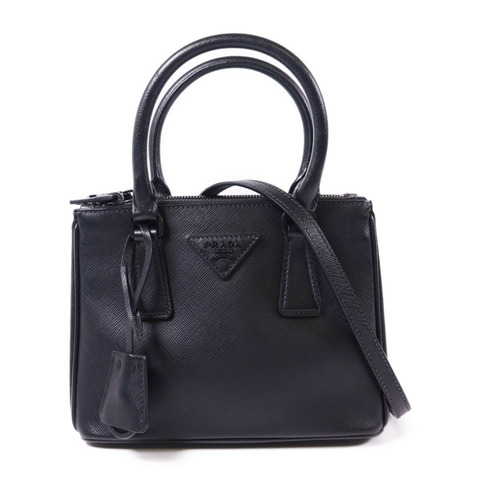 PRADA Saffiano皮革Galleria Nano手挽肩背兩用袋