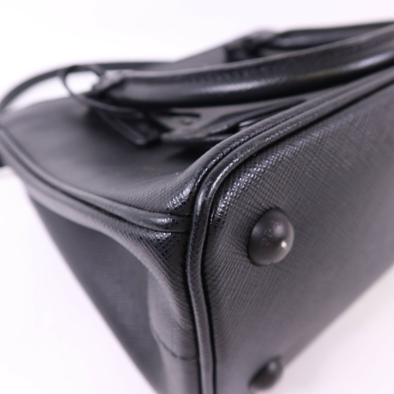 PRADA Saffiano皮革Galleria Nano手挽肩背兩用袋-13