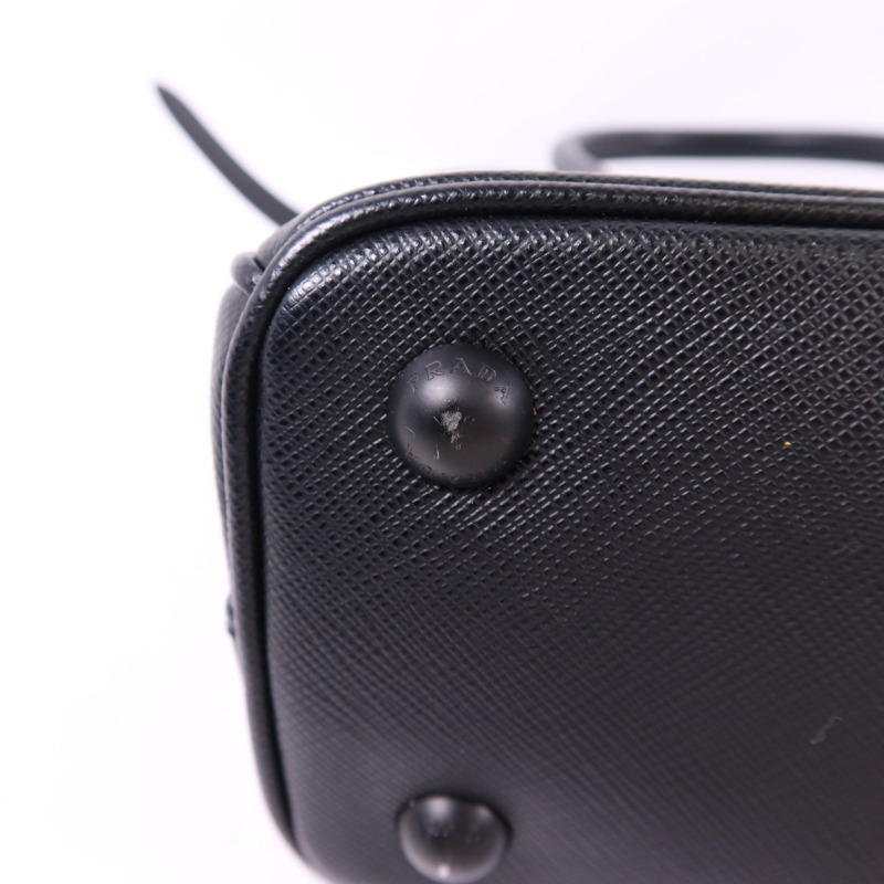 PRADA Saffiano皮革Galleria Nano手挽肩背兩用袋-16