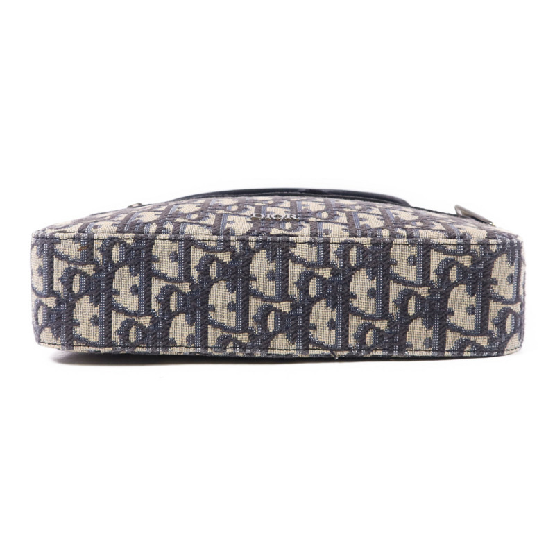 Dior 帆布Safari Messenger Oblique銀扣肩背袋-3