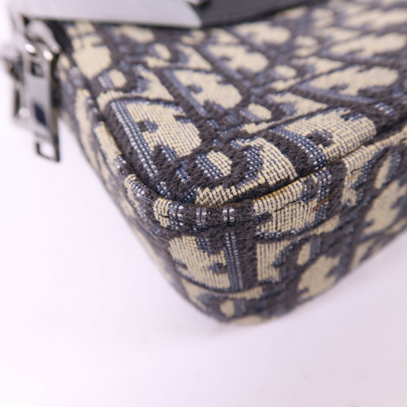 Dior 帆布Safari Messenger Oblique銀扣肩背袋-13