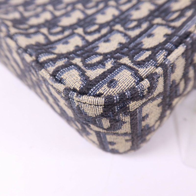 Dior 帆布Safari Messenger Oblique銀扣肩背袋-14