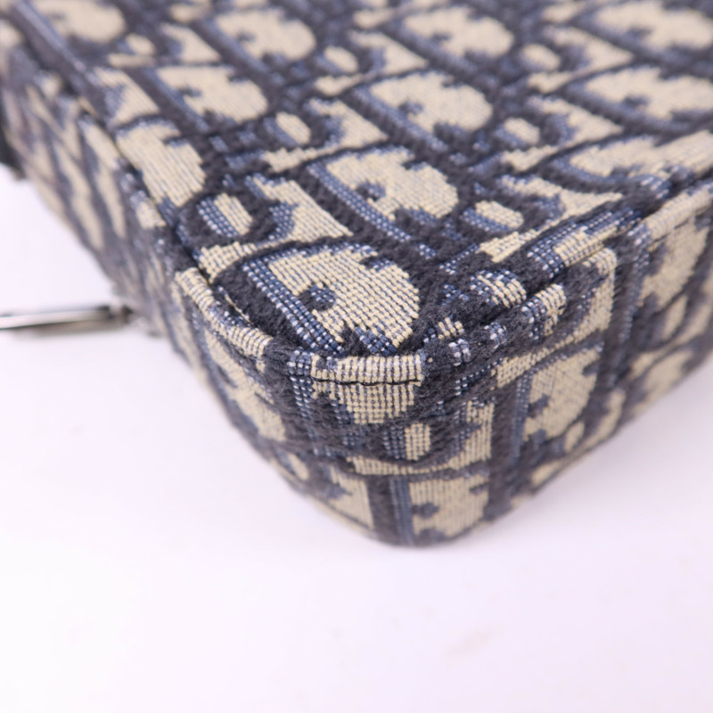 Dior 帆布Safari Messenger Oblique銀扣肩背袋-15