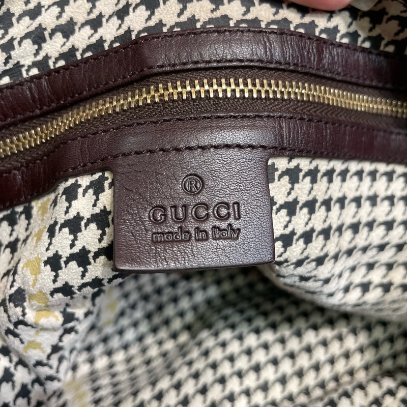 Gucci 雙帶狐狸毛Tote Bag-7