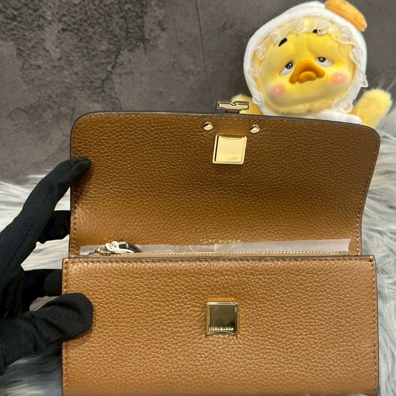 💎Han's house精品服飾💎Tory burch Britten信封鈕扣 長夾-4