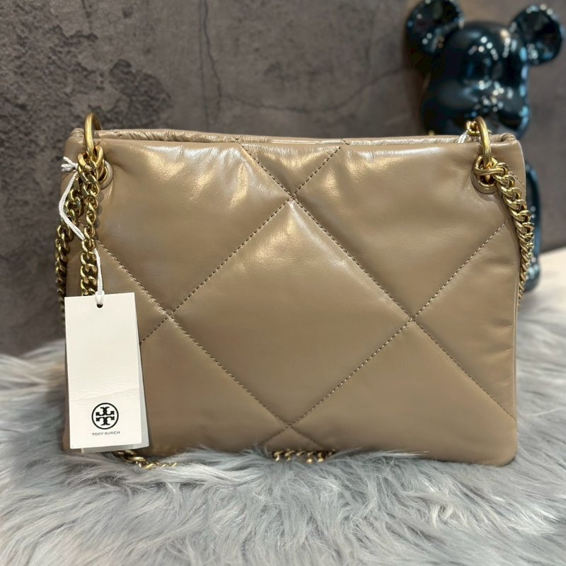 💎Han's house精品服飾💎Tory Burch 奶茶裸色 雲朵包 肩背包 側背包-3