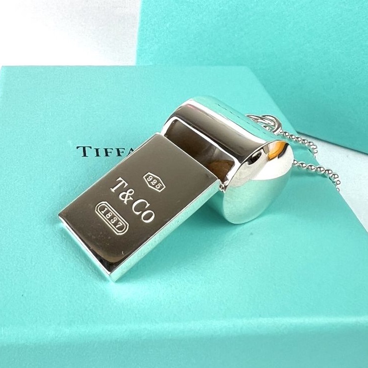 Tiffany & Co 純銀 哨子 項鏈 頸鏈-1